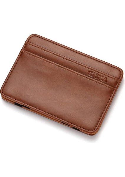 Pu Malzeme Cüzdan Erkek Yaratıcı Moda Renk Eşleştirme Bankası (Yurt Dışından)