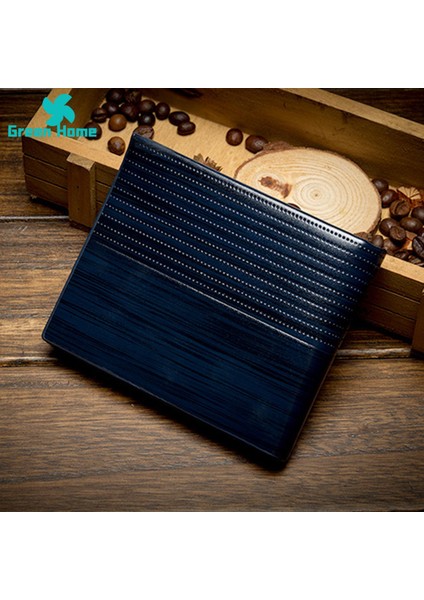 Yeşil Ev Erkekler Nakit Tutucu Çoklu Kart Yuvaları Kompakt Boyutlu Ince Doku Cüzdan Çanta (Yurt Dışından) modelleri