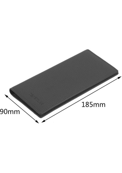 Çoklu Kart Yuvaları 2017 Erkekler Uzun Cüzdan Simpe Kore Tarzı Erkek Pu Deri Cüzdan (Yurt Dışından) indirimleri