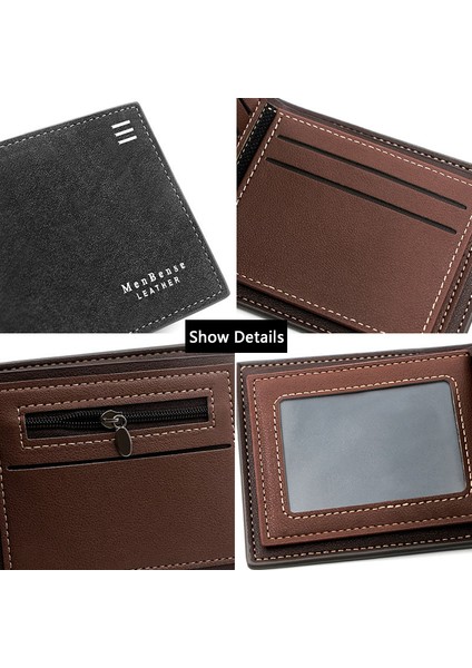 Yeni Kısa Erkek Cüzdan Adı Kazınmış Kart Tutucu Klasik Erkek Cüzdan Para Cebi Fermuar ile Moda Buzlu Ince Erkek Çantalar (Yurt Dışından) modelleri