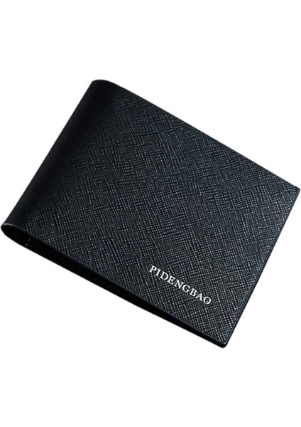 Pidenbao'nun Yeni Erkek Cüzdanı Kore Versiyonu Çok Fonksiyonlu Kısa Yatay Erkek Klipsi Moda Adına Çapraz Desenli Öğrenci Çantası (Yurt Dışından) indirimleri
