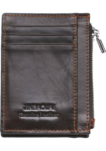 Mini Hakiki Deri Erkek Cüzdan Ince Erkek Cüzdan Küçük Erkek Çanta Kart Tutucu Inek Deri Para Cebi Erkek Cüzdan Fermuarlı Cebi (Yurt Dışından) indirimleri
