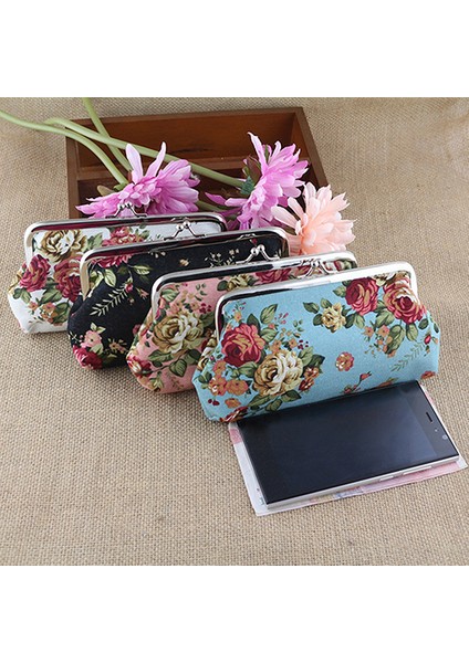 Microgood Kadın Bozuk Para Cüzdanı Para Çantası Kılıf Cüzdan Anahtarları Kart Kılıfı Büyük Çiçek Desenli Çile (Yurt Dışından) indirimleri