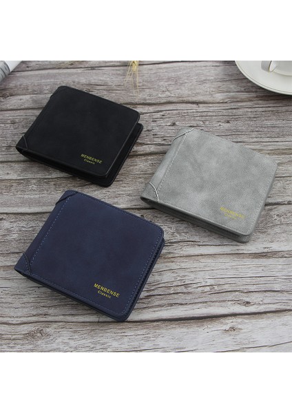 Fabrika Doğrudan Tedarik Menbense Yeni Buzlu Erkek Cüzdanı Kısa Büyük Kapasiteli Moda Rahat Cüzdan (Yurt Dışından) fiyatları