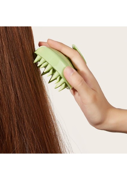 Islak ve Kuru Saç Derisine Masaj Fırça Kafası Temizleme Yetişkin Bebek Yumuşak Ev Banyo Silikon Tarak Saç Bakımı Şekillendirici Araçları Aksesuarları (Yurt Dışından) fiyatları