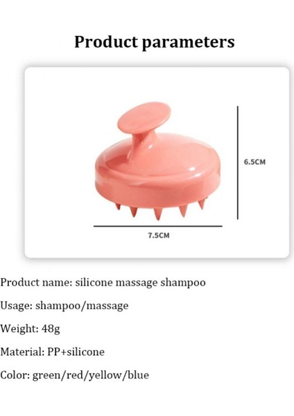 Islak ve Kuru Saç Derisine Masaj Fırça Kafası Temizleme Yetişkin Bebek Yumuşak Ev Banyo Silikon Tarak Saç Bakımı Şekillendirici Araçları Aksesuarları (Yurt Dışından) indirimleri