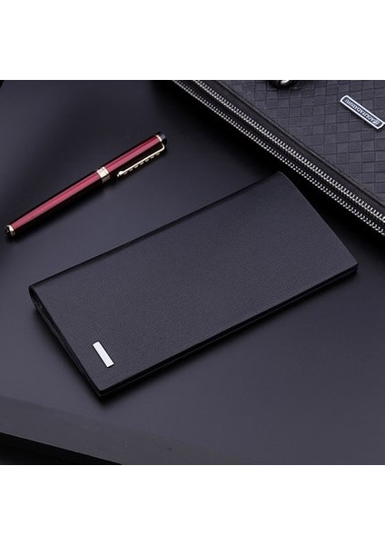 Erkek Cüzdan Mikrofiber Deri Uzun Çanta Carteira Masculina Hombre Billeteras Ince Porte 2022 Erkek Cüzdanlar Deri Hakiki (Yurt Dışından) fiyatları