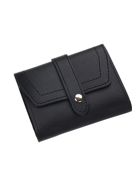 Gençler Yetişkinler Için 5 Kart Yuvalı Toka Kapatma Evrensel Kadın Cüzdan Kısa Pu Çanta (Yurt Dışından) fırsatları