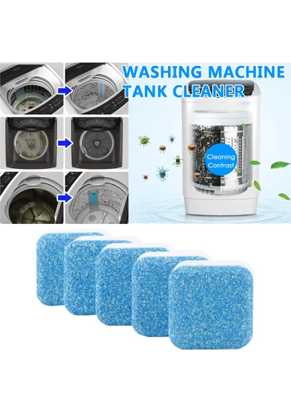 Çamaşır Makinesi Temizleyici Tablet Derin Temizleyici Kir Sökücü Pembersih Mesin Basuh 180GR (Yurt Dışından) indirimleri