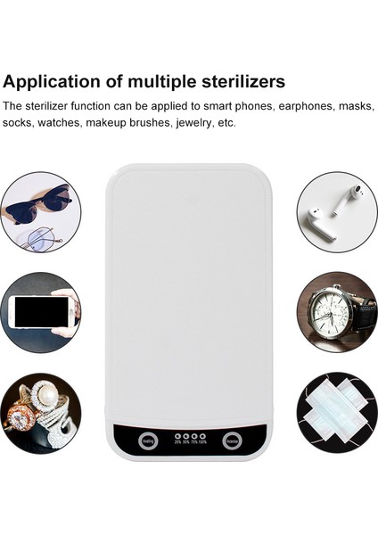 USB + Plug-In Uv Ultraviyole Diş Fırçası Cep Telefonu Dezenfeksiyon Kutusu Ev Kablosuz Hızlı Şarj Taşınabilir Sterilizatör (Yurt Dışından) indirimleri