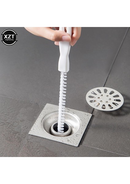 【eğlenceli Canlı】 45CM Boru Tarama Fırçası Banyo Saç Kanalizasyon Lavabo Temizleme Fırçası Drenaj Temizleyici Esnek Temizleyici Takunya Fiş Delik Sökücü Aracı Yenı (Yurt Dışından)
