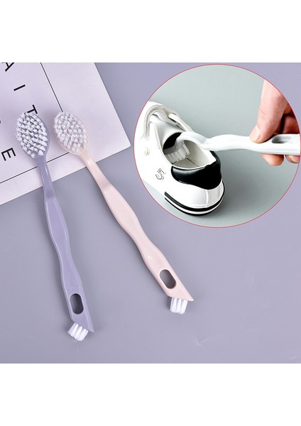 Çift Uçlu Ayakkabı Temizleme Fırçası Çok Fonksiyonlu Ev Temizleme Fırçası Aracı (Yurt Dışından) modelleri