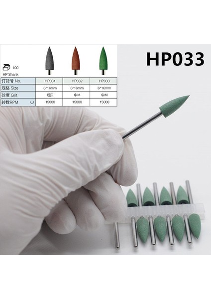 10 Stuks Dental Silikon Kauçuk Polijstma Makineleri 2.35MM Schacht Burs Tanden Beyazlatma Polijsten (Yurt Dışından)