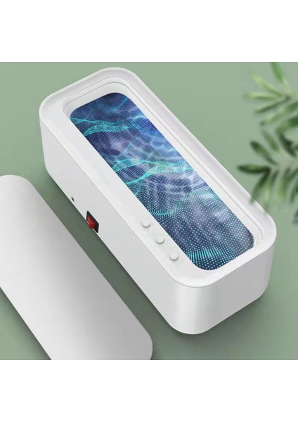 Takım USB Şarj Edilebilir Ev Taşınabilir Ultrasonik Temizleyici Yıkama Takı Kolye Gözlük Izle Temizleyici Otomatik Çamaşır Makinesi B (Yurt Dışından)