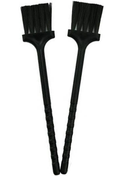 Bradoo-2 Adet Çok Fonksiyonlu Mutfak Fırçası Jilet Temizleme Fırçası Klavye Toz Siyah Naylon Plastik Küçük Fırça Öğütücü Için (Yurt Dışından) fiyatları