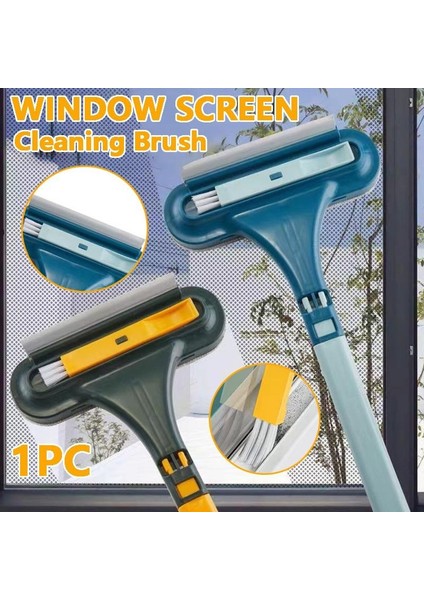 Adet Pencere Teli Temizleme Fırçası Cam Kazıma Fırçası Yıkanabilir Ev Temizlik Aracı (Yurt Dışından)