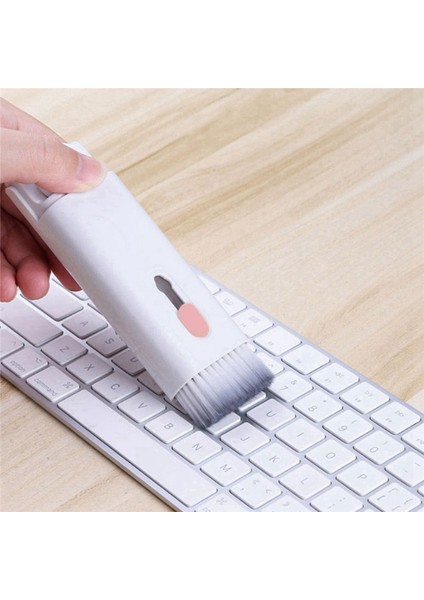 7-In-1 Klavye Temizleme Fırçası Seti Bilgisayar Klavye Temizleyici Fırça Seti Kulaklık Temizleme Kalemi Telefon Ekran Temizleyici Klavye Tuş Çektirme Seti (Yurt Dışından)