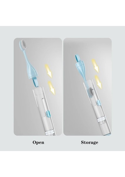 Taşınabilir Katlanır Diş Fırçası Seyahat Diş Fırçası Seti Yaratıcı Diş Temiz Araçları Seyahat Kamp Için Diş Macunu Saklama Kiti Tutabilir (Yurt Dışından) modelleri