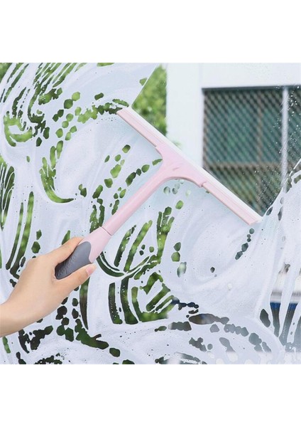 Silikon Kaymaz Pencere Kazıyıcı Çok Fonksiyonlu Banyo Ev Güçlü Temizlik Cam Silecek Temizleyici Temizleme Araçları (Yurt Dışından)