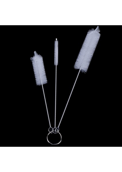 Beyaz 3 Adet Laboratuvar Test Tüpü Temizleme Fırçası Ev Mutfak Şişe Temizleme Aracı Podazz (Yurt Dışından)