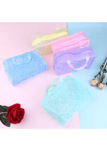 Temizle Şeffaf Plastik Pvc Seyahat Makyaj Çantası Kozmetik Tuvalet Zip Çanta Kılıfı (Yurt Dışından) fiyatları