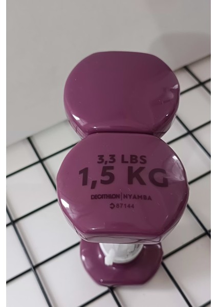 Domyos Dambıl - 2 x 1,5 kg - Fitness Hafif Antrenman / Pilates