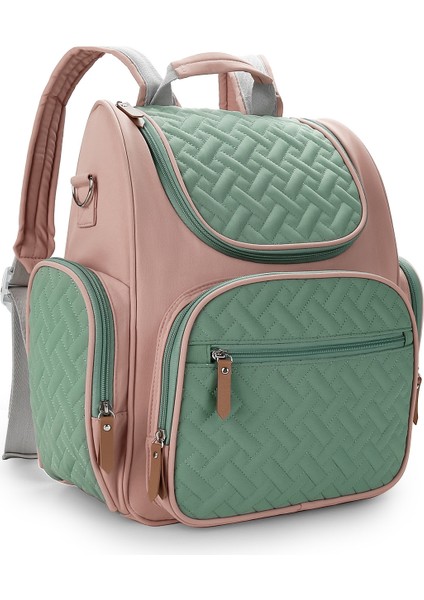 Anne Çantası Anne Bebek Çantası 2023 Yeni Moda Dışarı Hafif Taşınabilir Büyük Kapasiteli Sırt Çantası Sırt Çantası (Yurt Dışından)