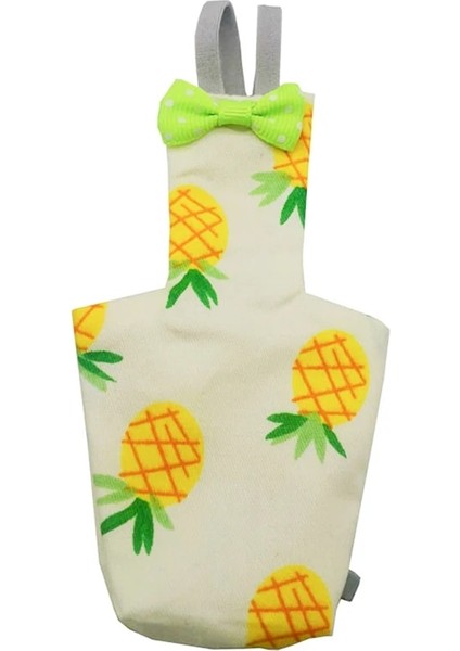 Ananas Tarzı M Beden Karikatür Meyve Desen Papağan Bezi Yıkanabilir Pamuklu Uçuş Takım Bebek Bezi Giysileri Papağan Muhabbet Kuşu Güvercin Orta Büyük Pet Kuş (Yurt Dışından)