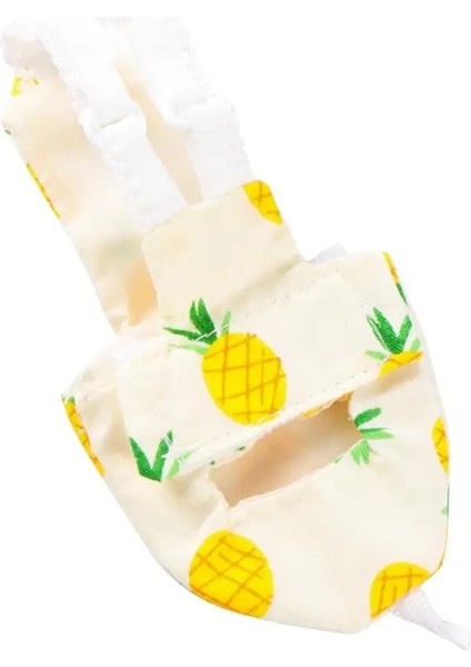 Ananas Desen Stili Xs Beden Papyon ile Papağan Bezi Sevimli Renkli Meyve Çiçek Papağan Güvercinler Küçük Orta Büyük Pet Kuşlar Uçan Takım Elbise Yıkanabilir (Yurt Dışından) indirimleri