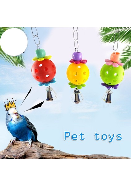 1 Adet Sarı Stil 1 Adet Papağan Oyuncaklar Plastik Komik Pet Kuş Parakeet Tırmanma Bite Chew Asılı Salıncak Çan Topu Kuş Interaktif Oyuncak Pet Malzemeleri (Yurt Dışından) modelleri
