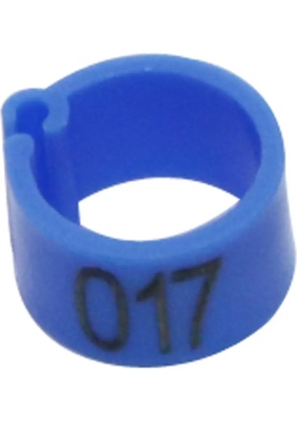 Koyu Mavi Stil Kuş Klipsi Halkası Plastik Dijital Işaretleme Papağan Güvercinleri Işaretleme Halkası No. (Yurt Dışından)