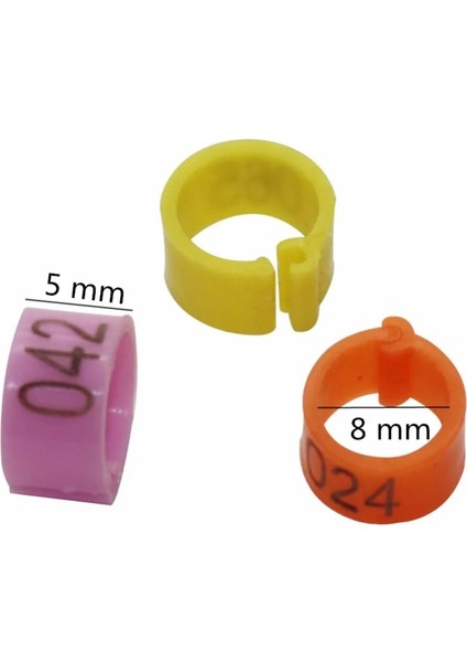 Koyu Mavi Stil Kuş Klipsi Halkası Plastik Dijital Işaretleme Papağan Güvercinleri Işaretleme Halkası No. (Yurt Dışından) modelleri