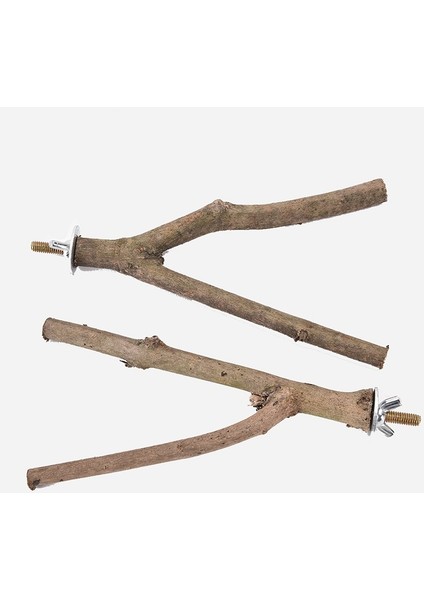 20CM Tarzı Pet Papağan Kuş Ayakta Sopa Ahşap Kutup Kuş Papağan Parakeet Tünemişler Bite Pençe Taşlama Oyuncak Kuş Kafesi Aksesuarları (Yurt Dışından)