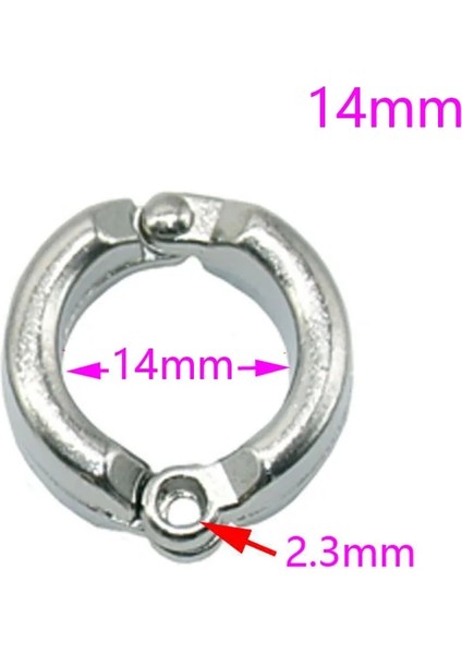 14 mm Tarzı L Beden Et Kuş Güvercin Papağan Bacak Halkası Kuş Halkası Açık Uçan Eğitim Etkinliği Açılış Ayak Halkası Aksesuarları Kuş Malzemeleri (Yurt Dışından)