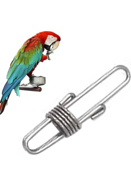 7.5cm Tarzı 1 Adet Kuş Bacak Tokası Kuş Bacak Halkası Paslanmaz Çelik Papağan Bacak Halkası Kuş Malzemeleri Açılış Halkası Açık Hava Etkinliği Halhal Yüzük (Yurt Dışından) fiyatları
