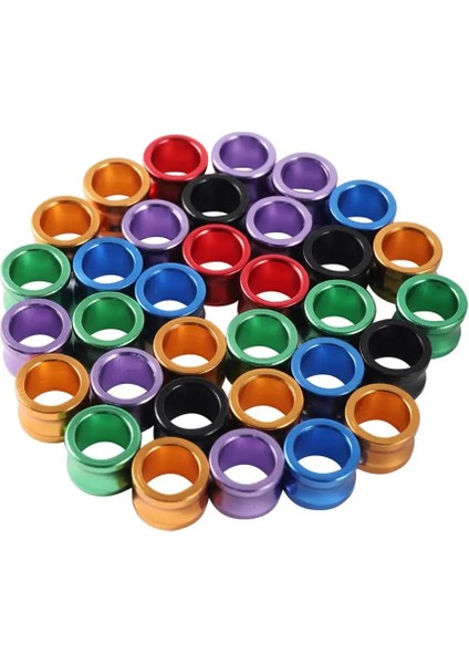 Altın Tarzı Güvercin Kuş Ayak Halka Türleri Eğitim Halkalarını Tanımlayın Pet Etiket Işareti Alüminyum Pet Bir Ayak Halkası 6 Renk (Yurt Dışından) fiyatları