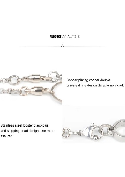 No.13 Tarzı Pet Kuş Güvercin Papağan Bacak Halkası Paslanmaz Çelik Zincir Kuş Malzemeleri Papağan Anti-Uçan Çekiş Zinciri Ayak Halkası Aksesuarları (Yurt Dışından) indirimleri