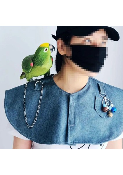 Pet Çizilmez Omuz Koruyucu Asmak Kuş Halhal Oyuncaklar Parakeets Macaws Için Çok Fonksiyonlu Pet Bezi Kuş Eğitim Şal (Yurt Dışından)