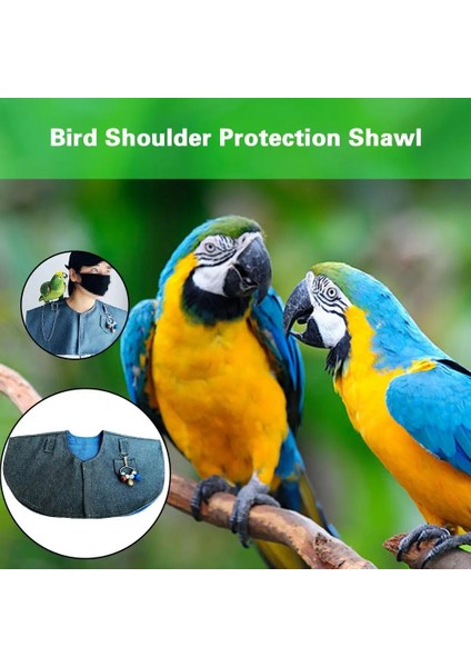 Pet Çizilmez Omuz Koruyucu Asmak Kuş Halhal Oyuncaklar Parakeets Macaws Için Çok Fonksiyonlu Pet Bezi Kuş Eğitim Şal (Yurt Dışından) fiyatları