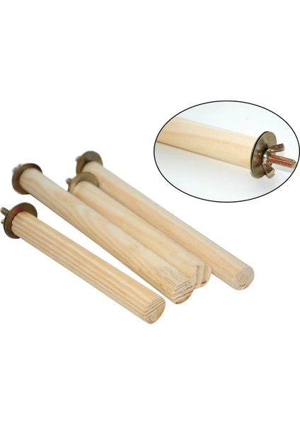 1.5X20CM Tarzı Kuşlar Ahşap Asılı Stand Raf Papağanlar Pet Ayakta Oyuncak Evcil Hayvan Malzemeleri Dikey Kutup Isırma Pençe Taşlama Oyuncak Kuş Kafesiaksesuarları (Yurt Dışından)