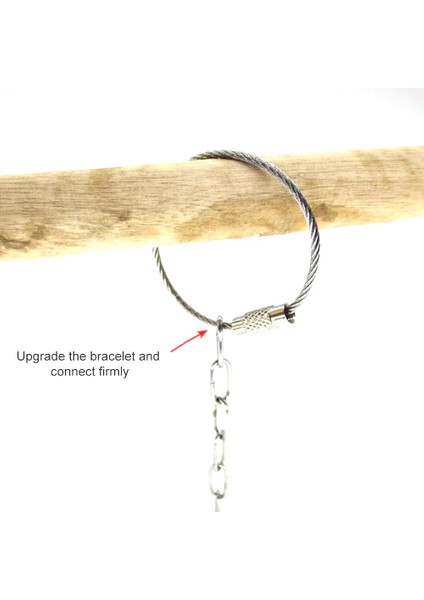 6,5 mm Stili Papağan Ayak Halkası Halhal Paslanmaz Çelik Kuş Zinciri Kaplan Derisi Sığırcık Şakayık Papağanı Güvercin Standı Açık Ayak Halka Toka (Yurt Dışından) indirimleri