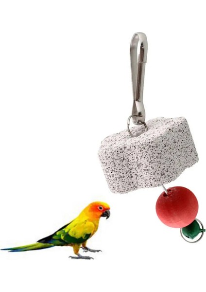 Yeşil Stil Papağan Ağız Taşlama Taşı Kafes Oyuncak Molar Taş Muhabbet Kuşu Papağan Oyuncak Mineral 4cm Papağan Ağız Taşlama Taşı (Yurt Dışından) indirimleri