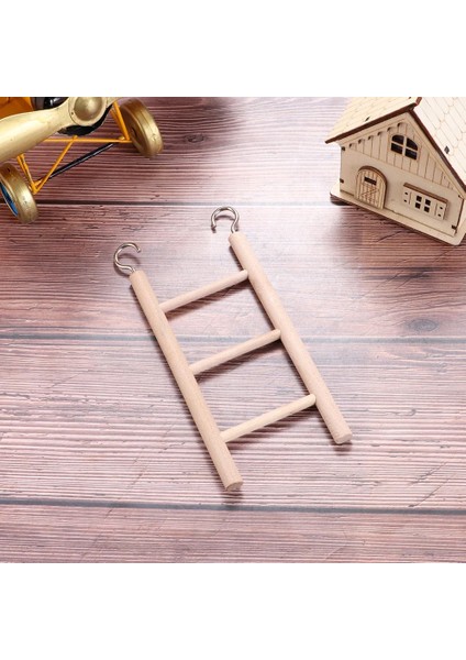 No.6 Tarzı 1 Adet Kuşlar Oyuncak Ahşap Merdivenler Salıncak Scratcher Levrek Tırmanma Merdiveni Kuş Kafesi Dıy Asılı Dekor Hamster Papağan Oyuncakları Pet Malzemeleri (Yurt Dışından) fırsatları