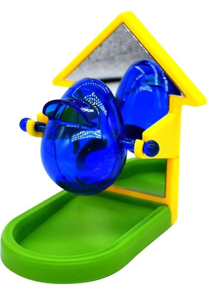 Ev Tarzı Muhabbet Kuşu Kuş Oyuncak Archedhouse Şekilli Kuş Toplayıcılık Ayna Sızıntı Gıda Eğitimi Papağan Sahne Rastgele Renk Pet Aksesuarları (Yurt Dışından)