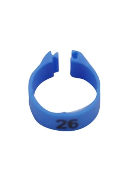 Mavi Stil 14MM Kuş Plastik Klips Yüzükler Güvercin Renkli Ayak Halkası No. F Renkleri Hayvan Taşıma Malzemeleri Güvercin Renkli Ayak Halkası (Yurt Dışından)