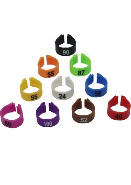 Mavi Stil 14MM Kuş Plastik Klips Yüzükler Güvercin Renkli Ayak Halkası No. F Renkleri Hayvan Taşıma Malzemeleri Güvercin Renkli Ayak Halkası (Yurt Dışından)
