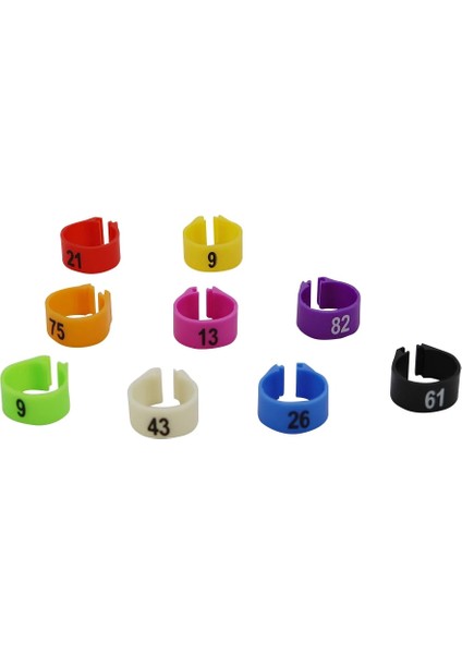 Mavi Stil 14MM Kuş Plastik Klips Yüzükler Güvercin Renkli Ayak Halkası No. F Renkleri Hayvan Taşıma Malzemeleri Güvercin Renkli Ayak Halkası (Yurt Dışından)