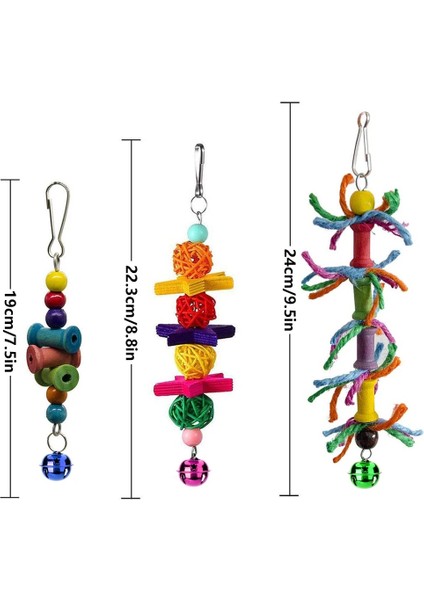 1 Yuvarlak Yüzük Stili Ebaokuup 1- Kuş Kafesi Çiğneme Oyuncakları Asılı Salıncak Papağanlar Oyuncak Gökkuşağı Ahşap Merdiven Oyuncak Parakeets, Cockatiels, Lovebird (Yurt Dışından)