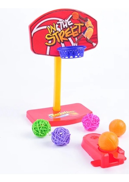 Komik Papağan Kanarya Kuş Oyuncaklar Mini Basketbol Kuş Entelektüel Oyuncak Yapboz Oyunu Chew Pet Malzemeleri Lovebird Papağan Aksesuarları (Yurt Dışından)