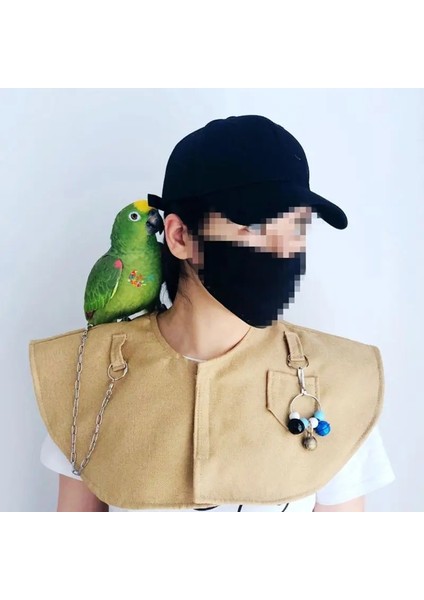 Sarı Stil Papağan Çizilmez Omuz Koruyucu Asmak Kuş Halhal Oyuncaklar Küçük Orta Parakeet C42 Için Çok Fonksiyonlu Pet Pad Bezi Şal (Yurt Dışından) modelleri